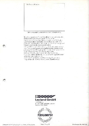 Triumph TR 7 D  (R&uuml;ckseite)